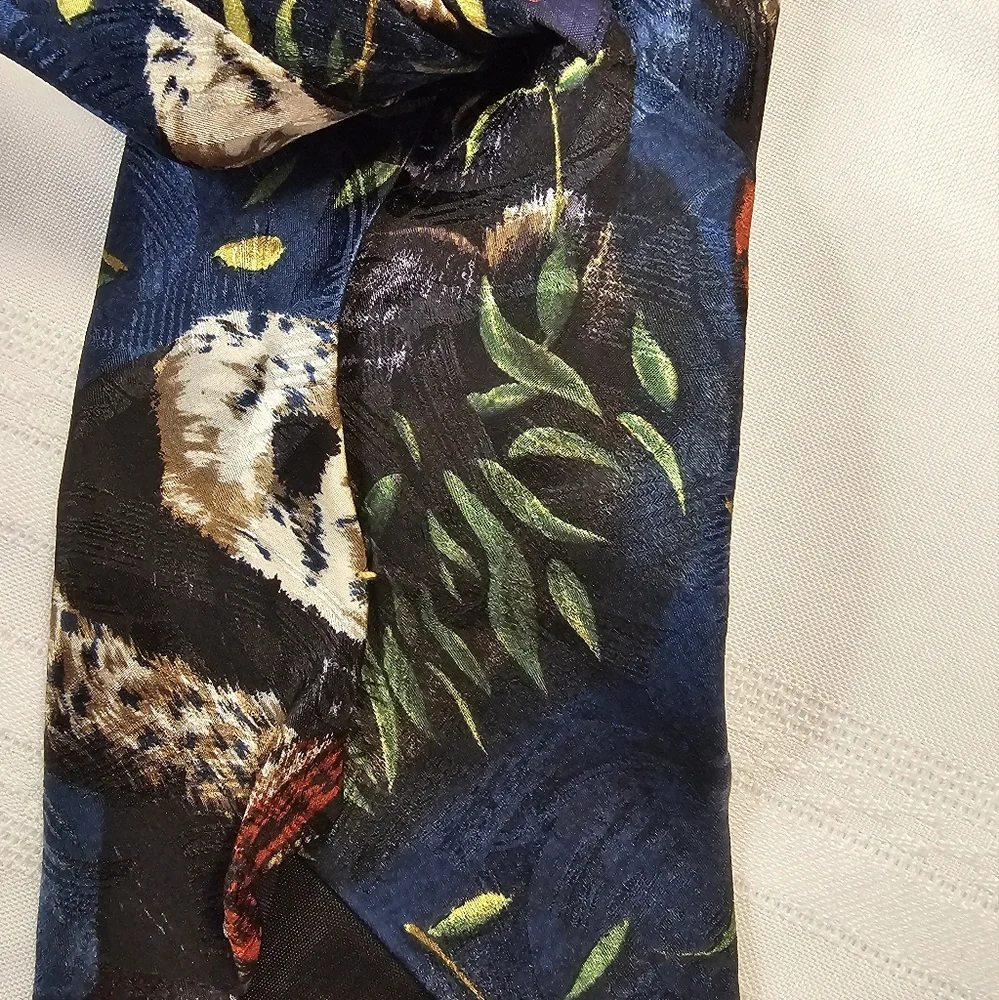 Panda 100% Silk Endangered Species Vintage Collectible Tie